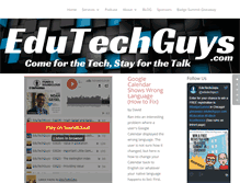 Tablet Screenshot of edutechguys.com
